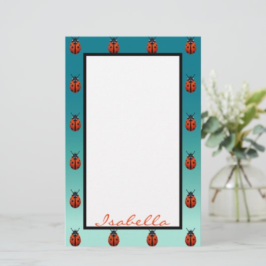 ラディバグ 便箋 (スタンド正面)