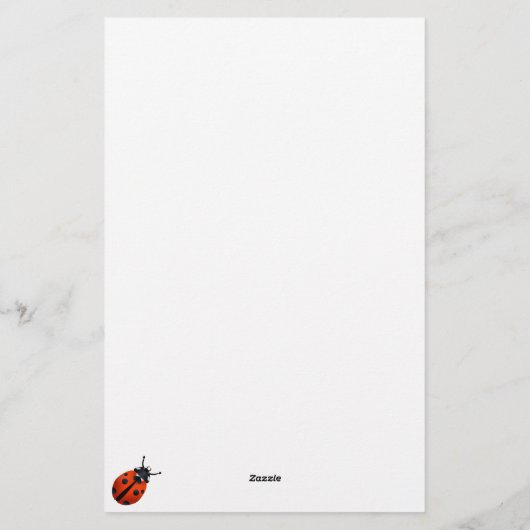 ラディバグ 便箋 (裏面)