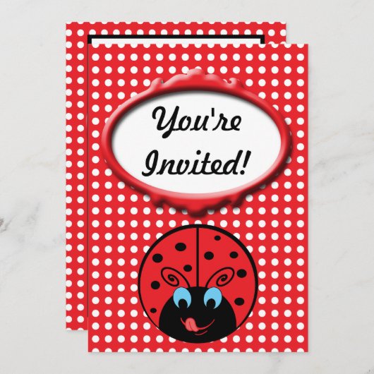 ラディバグ 招待状 (正面/裏面)