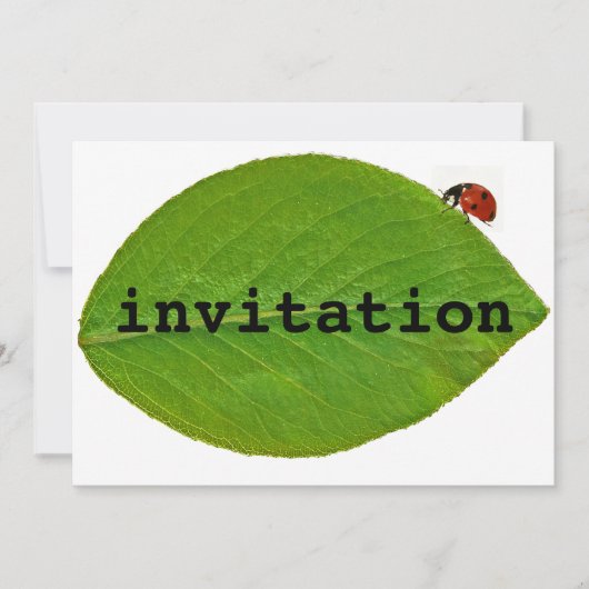 ラディバグ 招待状 (正面)