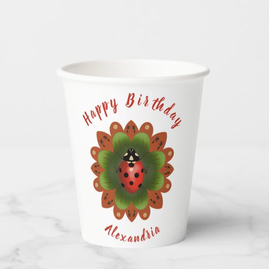 ラディバグ 紙コップ (正面)