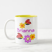 ラディバグ/花 ツートーンマグカップ (左)