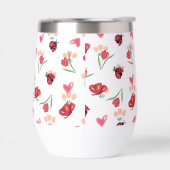 ラディバグ、蝶とチューリップのハートパターン (左面)