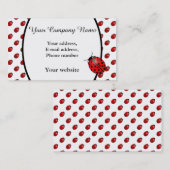 ラディバグ(赤) 名刺 (正面/裏面)