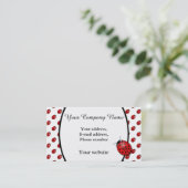 ラディバグ(赤) 名刺 (スタンド正面)