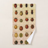 ラディバグLadybirdカブトムシ虫バグ バスタオルセット (ハンドタオル)
