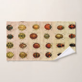ラディバグLadybirdカブトムシ虫バグ バスタオルセット (ハンドタオル)