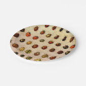 ラディバグLadybirdカブトムシ虫バグ ペーパープレート (アングル)