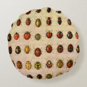 ラディバグLadybirdカブトムシ虫バグ ラウンドクッション (裏面)