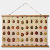 ラディバグLadybirdカブトムシ虫バグ 吊り下げ型タペストリー (正面)