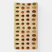 ラディバグLadybirdカブトムシ虫バグ 横断幕 (縦)