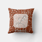 ラディバパーソナライズされたグモノグラム枕 クッション (裏面)