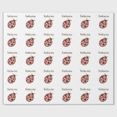 ラディバパーソナライズされたグ誕生日パーティラッピング紙 ラッピングペーパー (フラット)