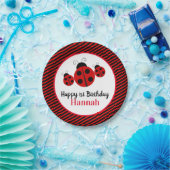 ラディバパーソナライズされたグ1歳の誕生日 ペーパープレート (パーティー)