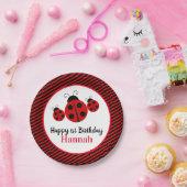 ラディバパーソナライズされたグ1歳の誕生日 ペーパープレート (パーティー)