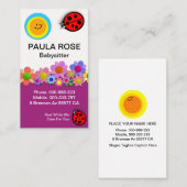 ラディバフレンドリーグズオンフラワーシッター 名刺 (正面/裏面)