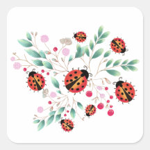 ラディバードとベリーのシール/ラベル