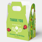 ラディバードと可愛いテニスラケット、ありがとう フェイバーボックス (オープン)