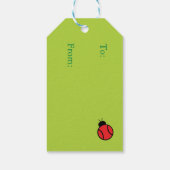 ラディバードと可愛いテニスラケット ギフトタグ (裏面)