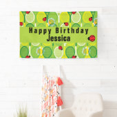 ラディバードと可愛いテニスラケット 横断幕 (インサイチュ)