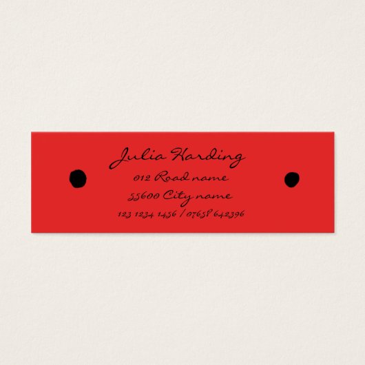 ラディバードの黒い点 (正面)