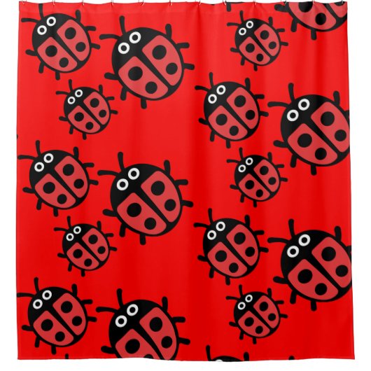 ラディバードファミリー シャワーカーテン (正面)