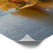 ラディバードレイク秋ローワーダウンタウンオースティンテキサス州 ポスター (角)