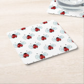 ラディバード スクエアペーパーコースター (アングル)