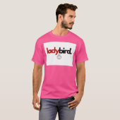 ラディバード。大きなロゴ（赤と黒） Tシャツ (正面フル)