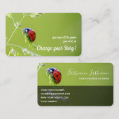 ラディバ前向きグ変化モノグラやる気を起こさせるム 名刺 (正面/裏面)