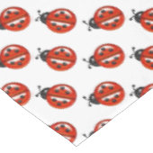 ラディバ赤と白スタブレクロス テーブルクロス (アングル)