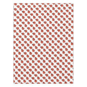 ラディバ赤と白スタブレクロス テーブルクロス (正面)