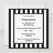 ラディパーソナライズされたバードと（昆虫）マルハナバチ招待状 (裏面)