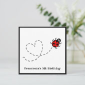 ラディパーソナライズされたバード招待状 (スタンド正面)