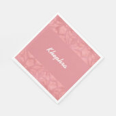 ラディピンクろうけつ染め名 スタンダードランチョンナプキン (角)