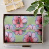 ラディブグとピンクフラワー 薄葉紙 (ギフト)