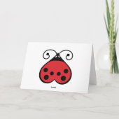 ラディブグフェアリープリンセスガールズフォト誕生日カード カード (裏面)