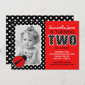 ラディブグ第2誕生日パーティー 招待状 (正面/裏面)