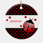 ラディブパーソナライズされたセラミックオーナメント セラミックオーナメント (裏面)