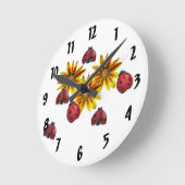 ラディブパーティー   ラウンド壁時計 (傾斜)