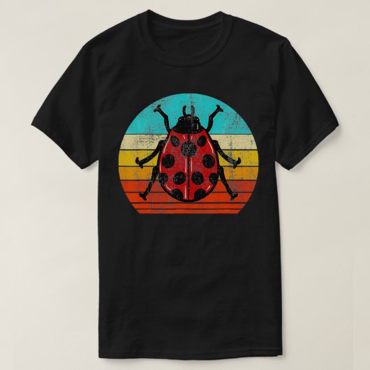 ラディブレトロCoccinellidae Lover Entomologist Stu Tシャツ (デザイン正面)