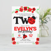 ラディブ招待状2歳の誕生日 招待状 (スタンド正面)