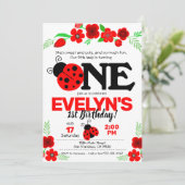 ラディブ招待状(1歳の誕生日) 招待状 (スタンド正面)