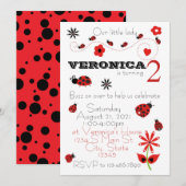 ラディブ誕生日 招待状 (正面/裏面)