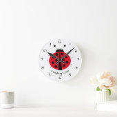 ラディブ・ラブ・ガーリーおもしろいカワイイ漫画 ラウンド壁時計 (ホーム)