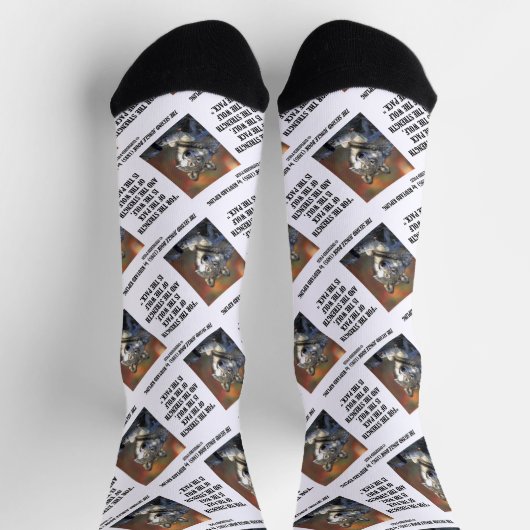 ラディヤードキプリング強度のパックオオカミ引用文 ソックス (上部)