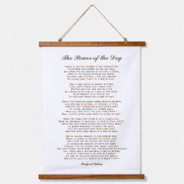 ラディヤード・キプリングの詩の力 吊り下げ型タペストリー