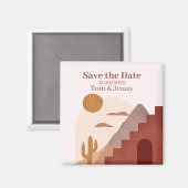 ラディラベル Aimant Save the Date - テラクォッタ マグネット (正面/裏面)