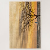 ラディントンの光に砕ける波 ジグソーパズル (縦)