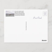 ラディントンノース防波堤ライトポストカード ポストカード (裏面)